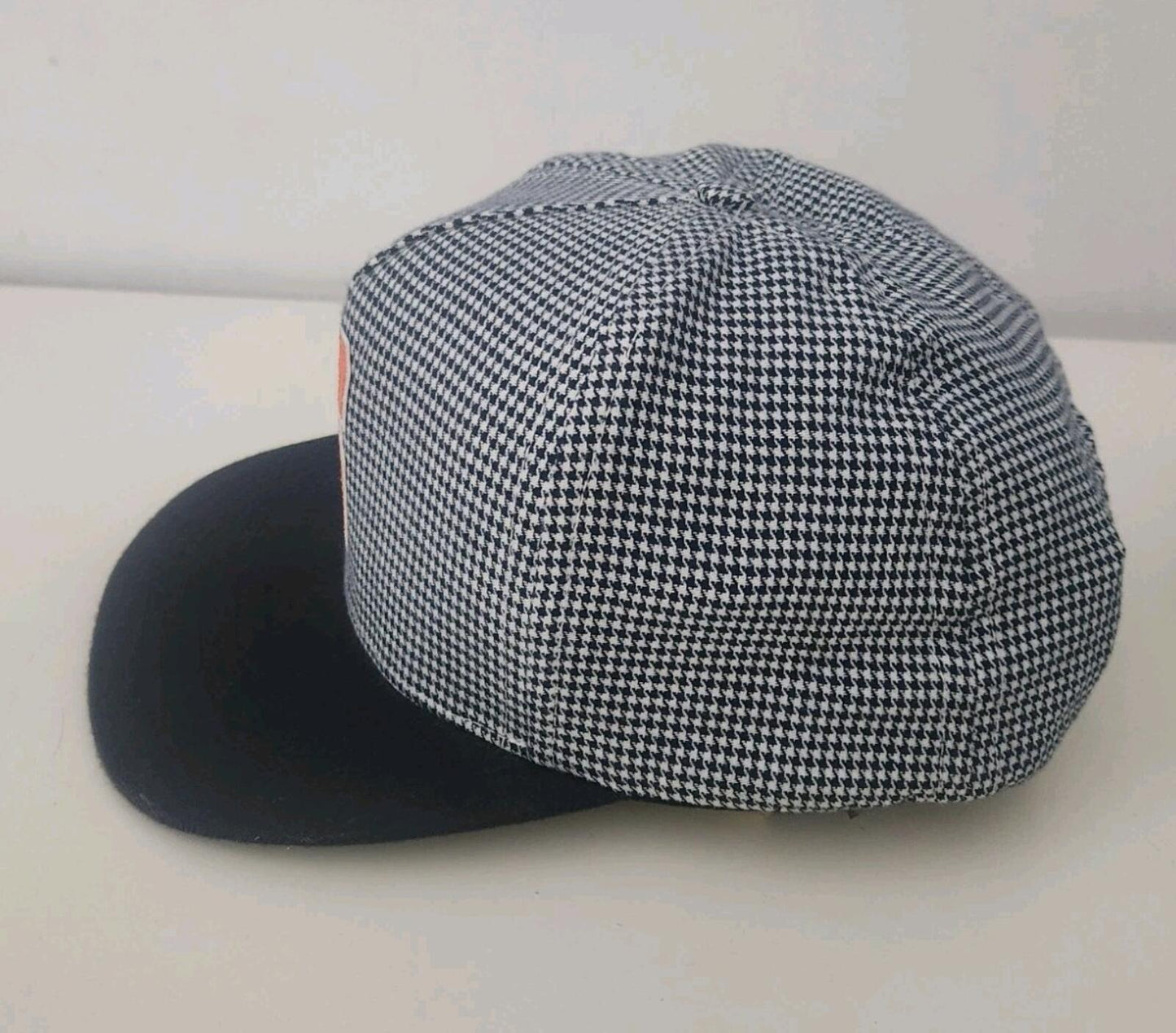 SS12 Supreme Houndstooth 5-panel cap grey hat rare vintage 2012 made in U.S.A