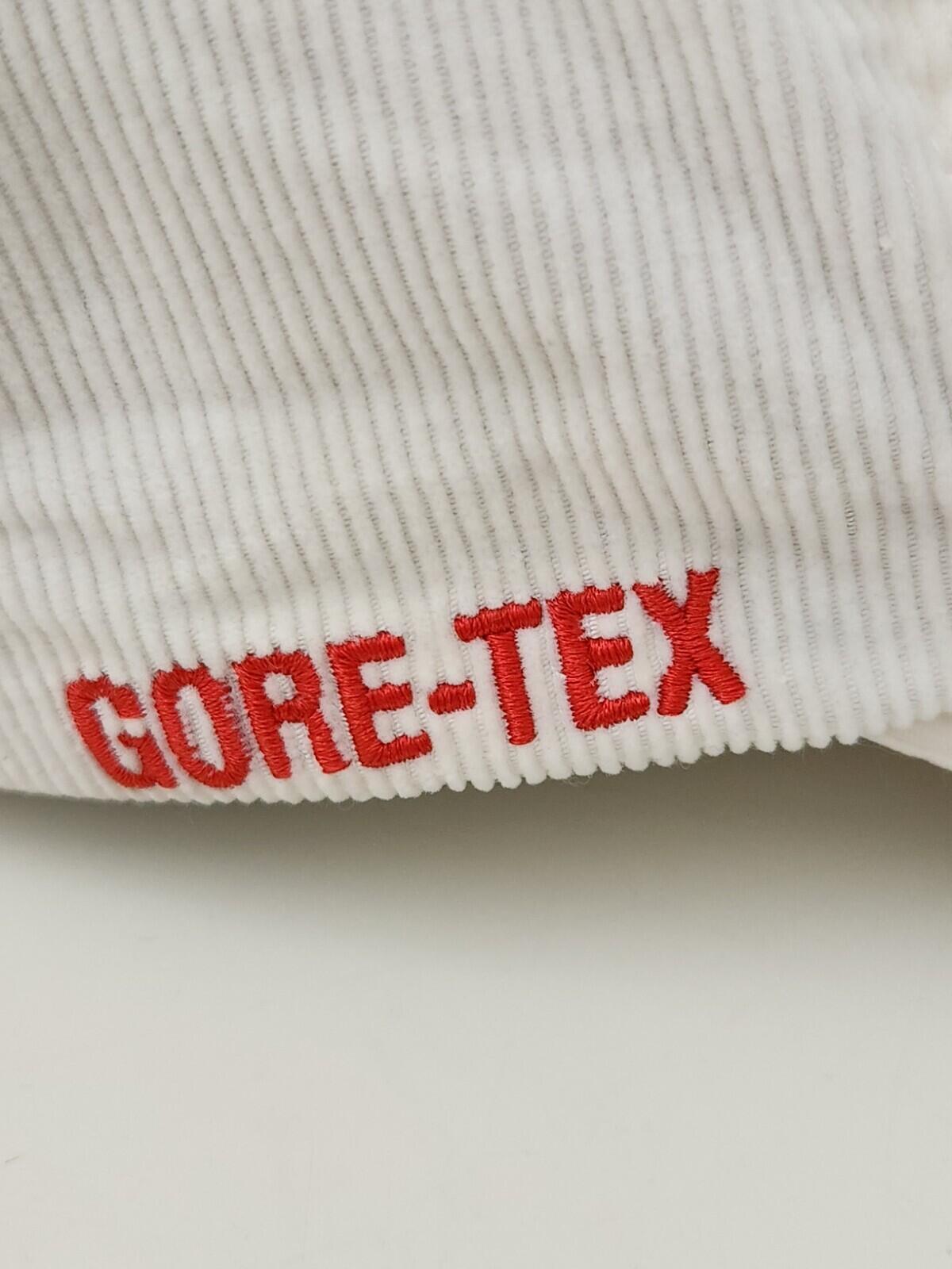 FW21 Supreme GORE-TEX Corduroy Classic Logo 6-panel Cap White Water Resistant