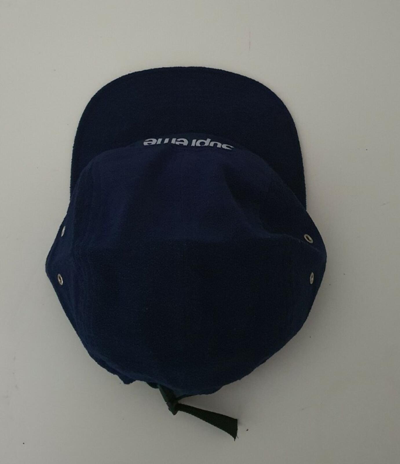 Supreme camp cap hat navy box logo Rare