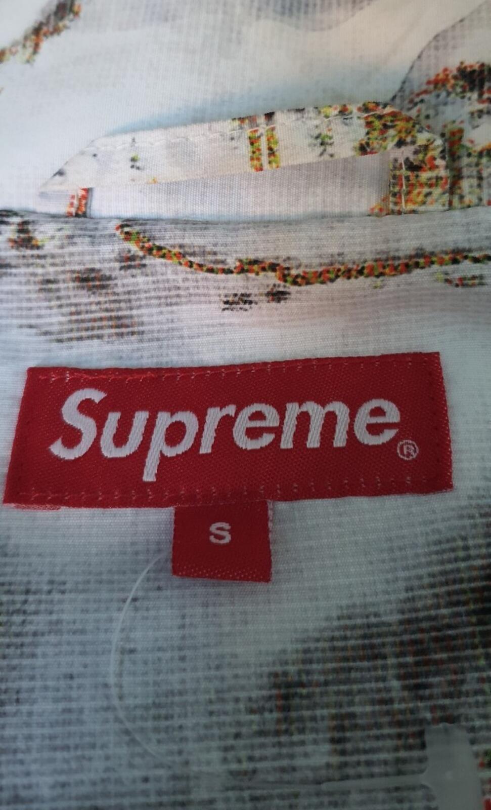 FW20 Supreme Marble Trainingsjacke Größe S klein weiß Wasserabweisend