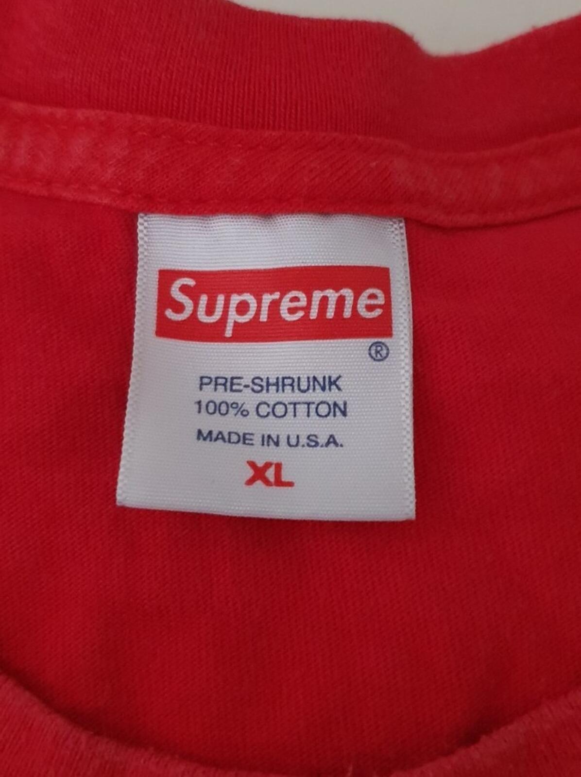 FW19 Supreme Super Cream camiseta roja talla XL