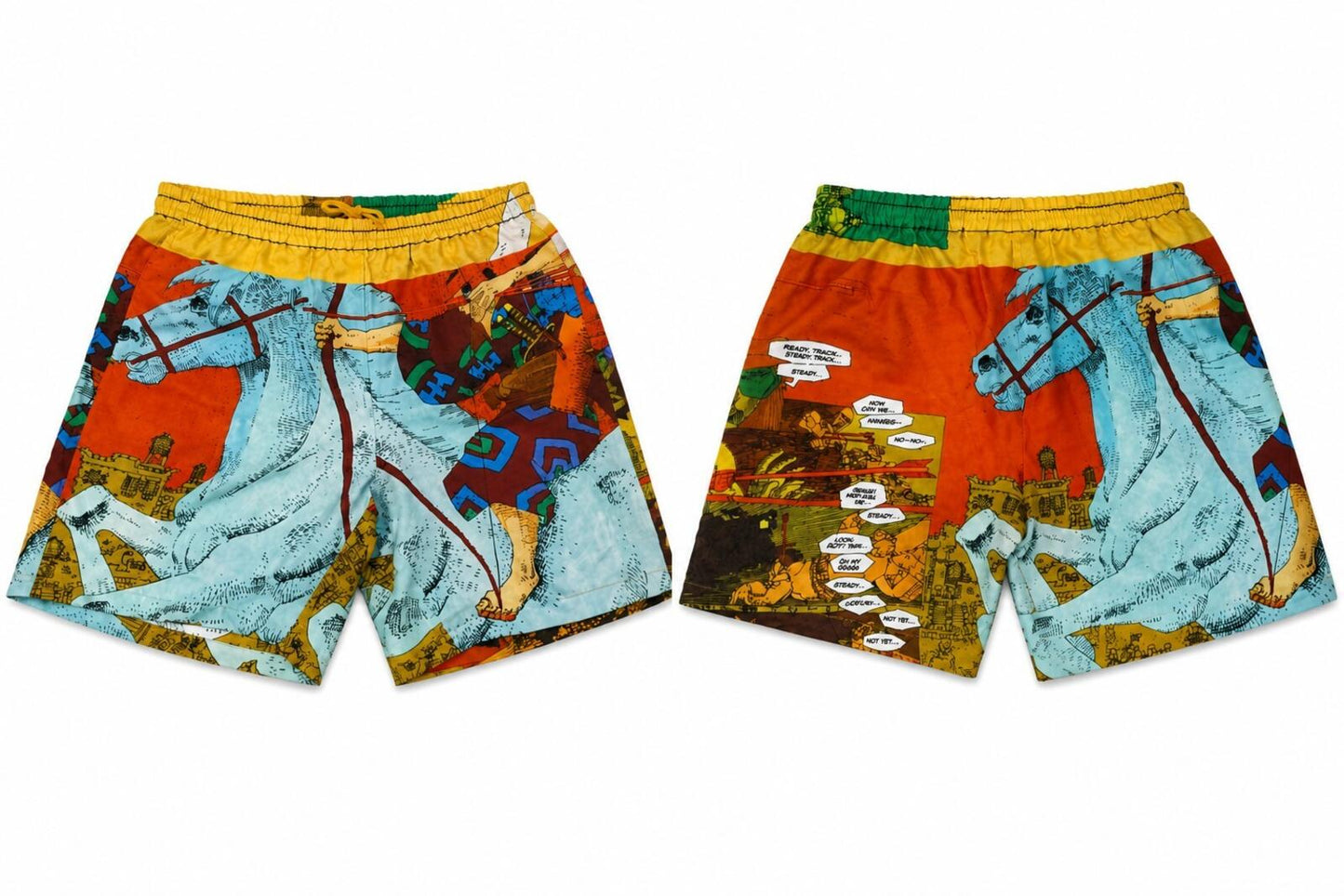 SS23 Supreme Ronin Silk Short Gold Size S