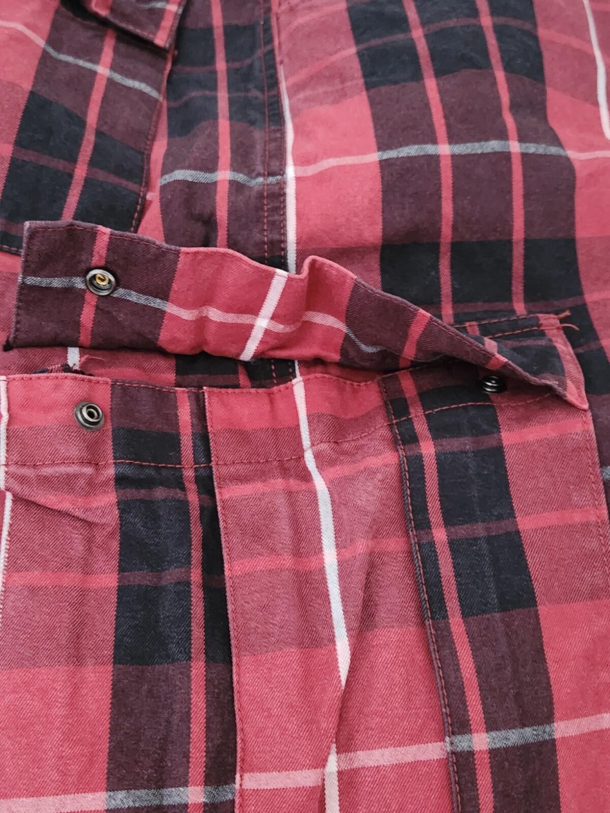 SS21 Supreme Cargo Flight Pant Tartan Red Size 34 W34 L 32
