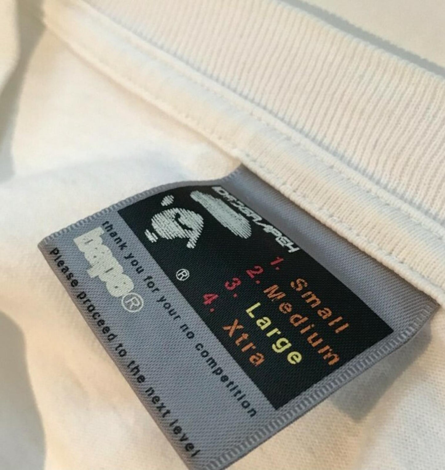 A BATHING APE MAN Longsleeve Tee L/S Tee White Size L BAPE