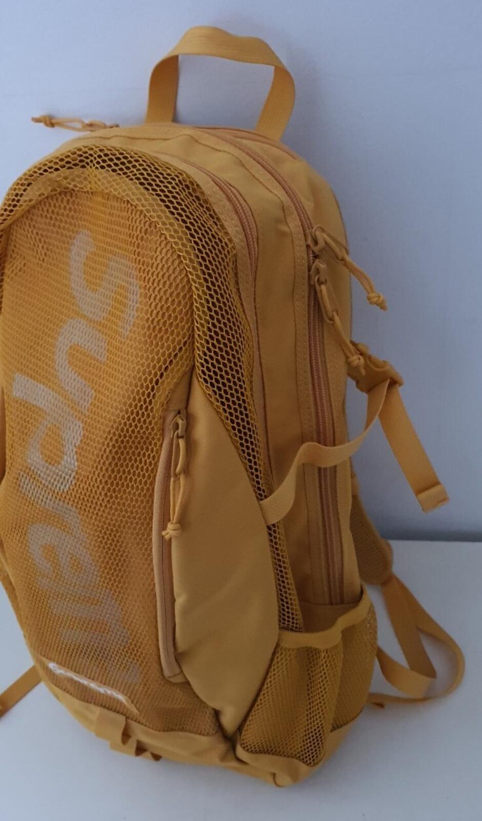 SS20 Supreme gold backpack Cordura yellow