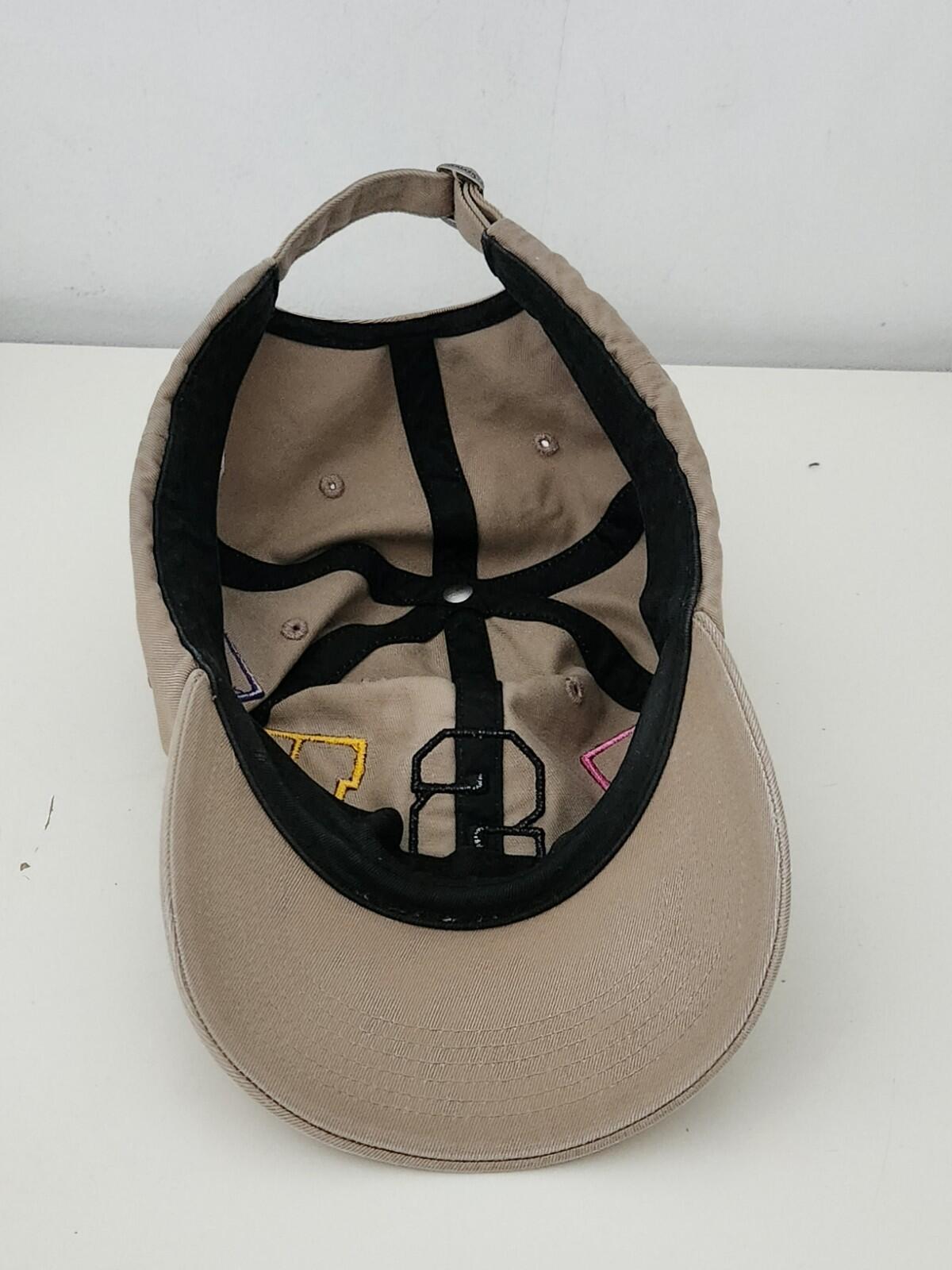 SS21 Supreme Spellout 6-panel Tan twill hat felt logo cap