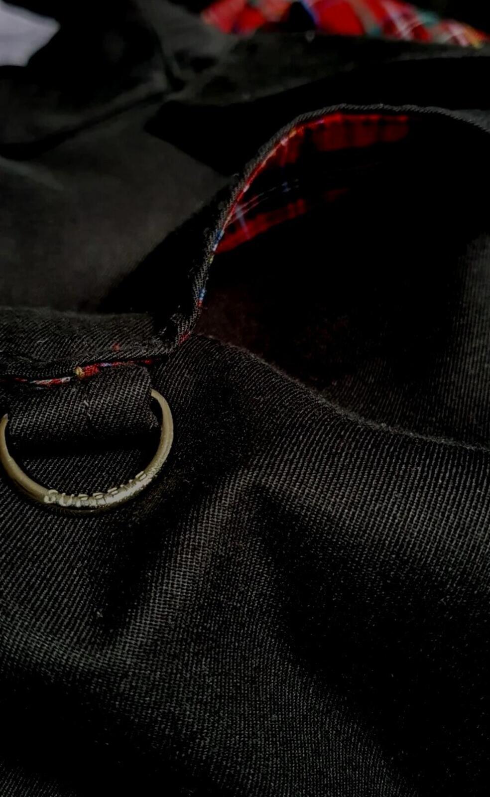 SS19 Supreme D-Ring Trenchcoat schwarz Größe L groß wasserabweisend 1x getragen