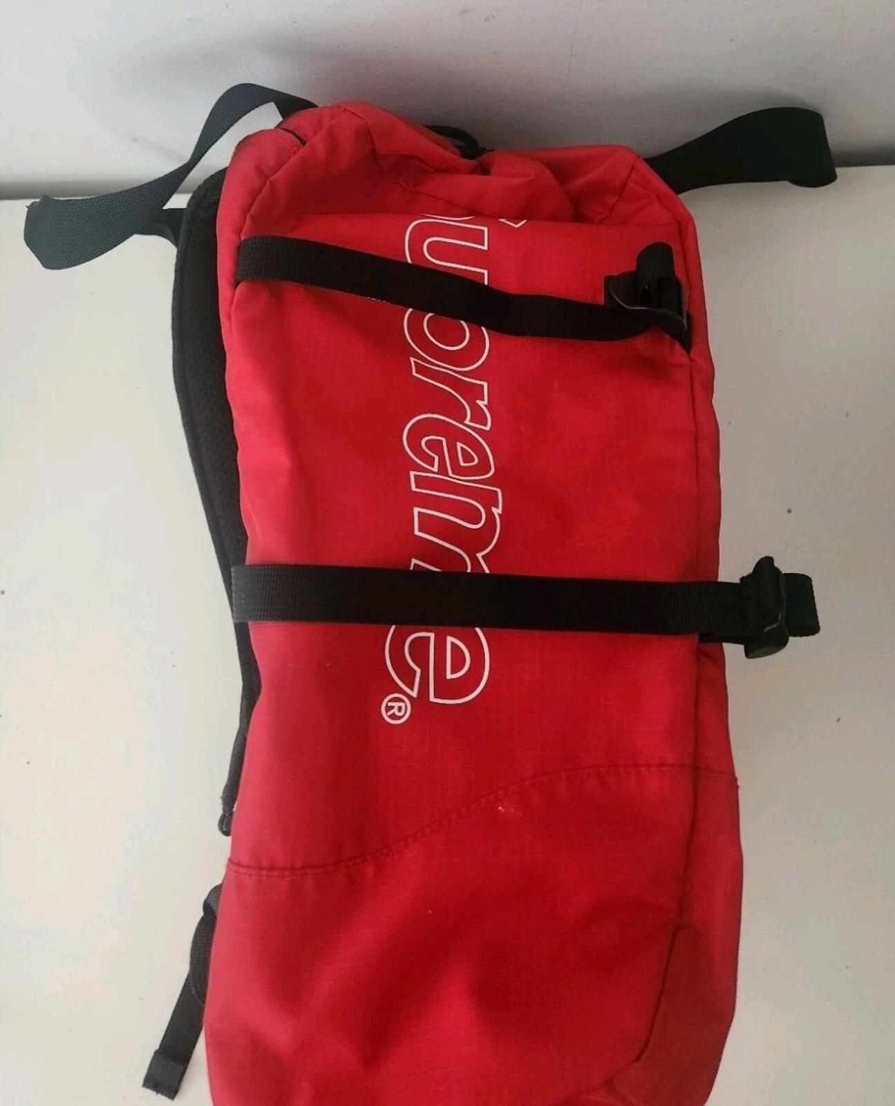 SS19 Supreme tote backpack Red bag cordura 18L nylon