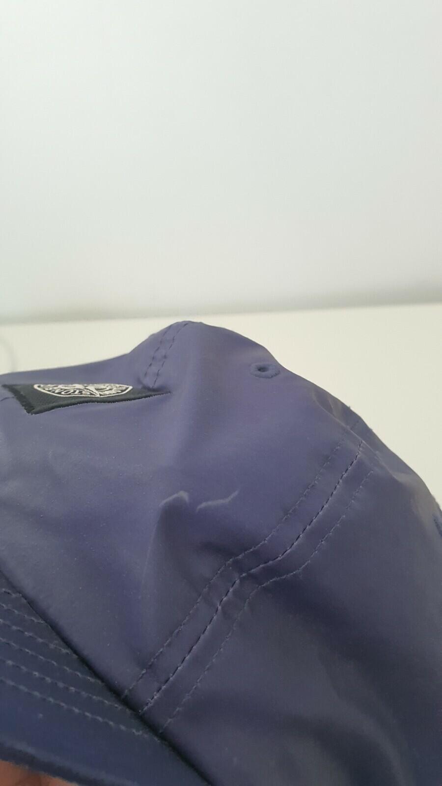SS16 Supreme x Stone Island heat reactive 6-panel cap Purple hat Made in U.S.A