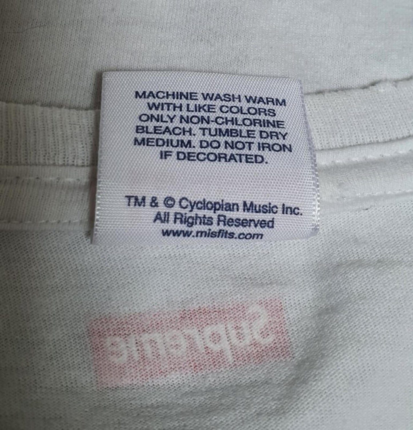 SS13 Supreme x Misfits Angel F uck Tee White Size S