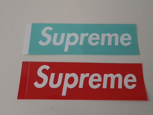 FW21 Supreme x Tiffany & Co. Box logo sticker