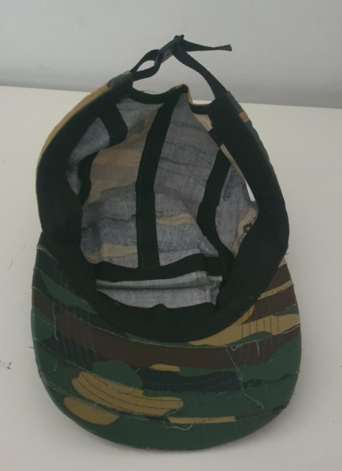 SS23 Supreme Layered Camo Camp Cap Grünes Camo-Cap