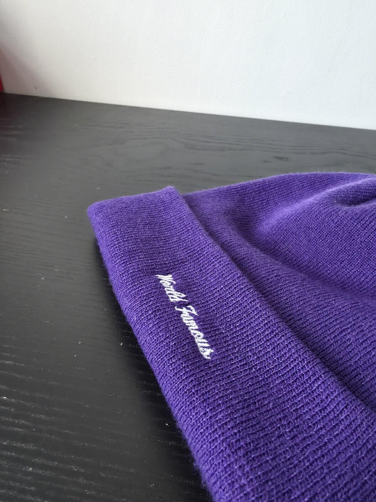 FW20 Supreme New Era Cross Box Logo Beanie Purple