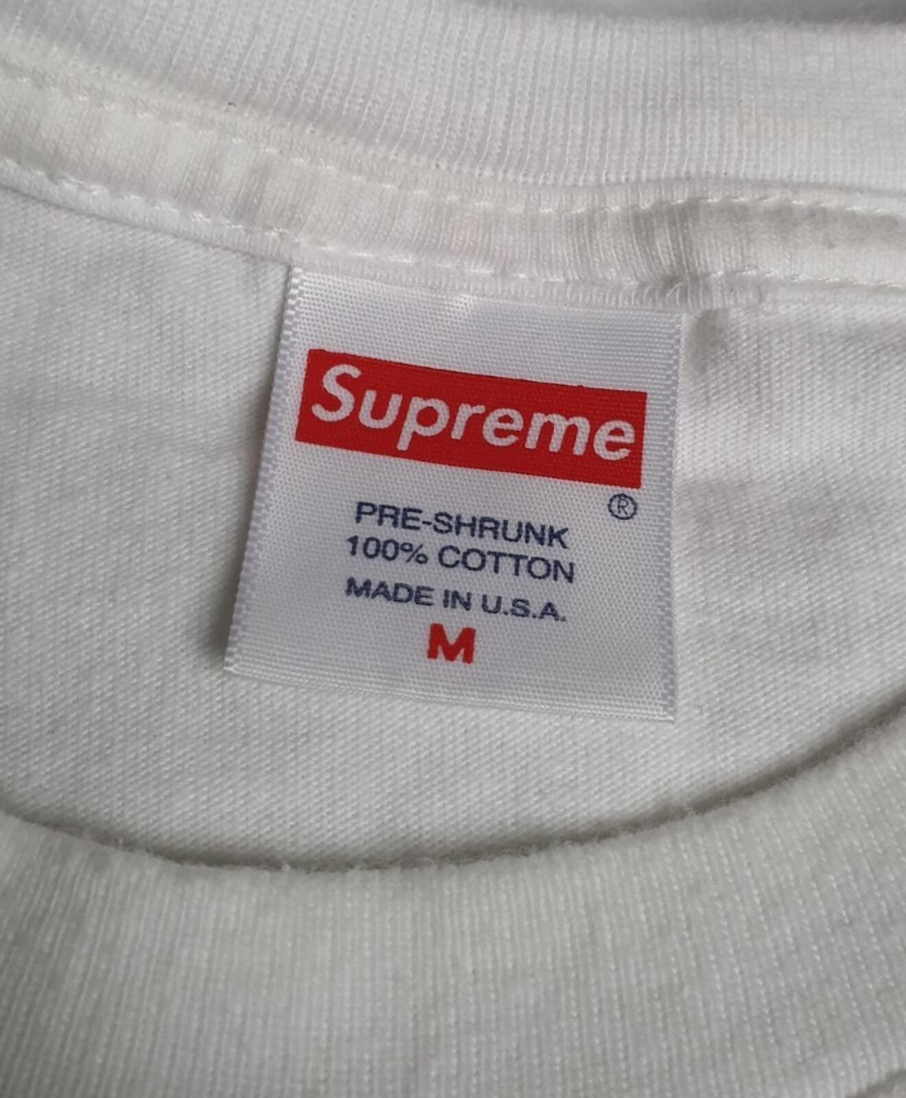 FW18 Supreme Cat in the Hat Tee White Size M