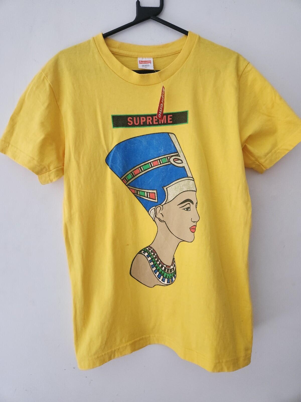 SS14 Supreme Nefertiti Tee Yellow Size M