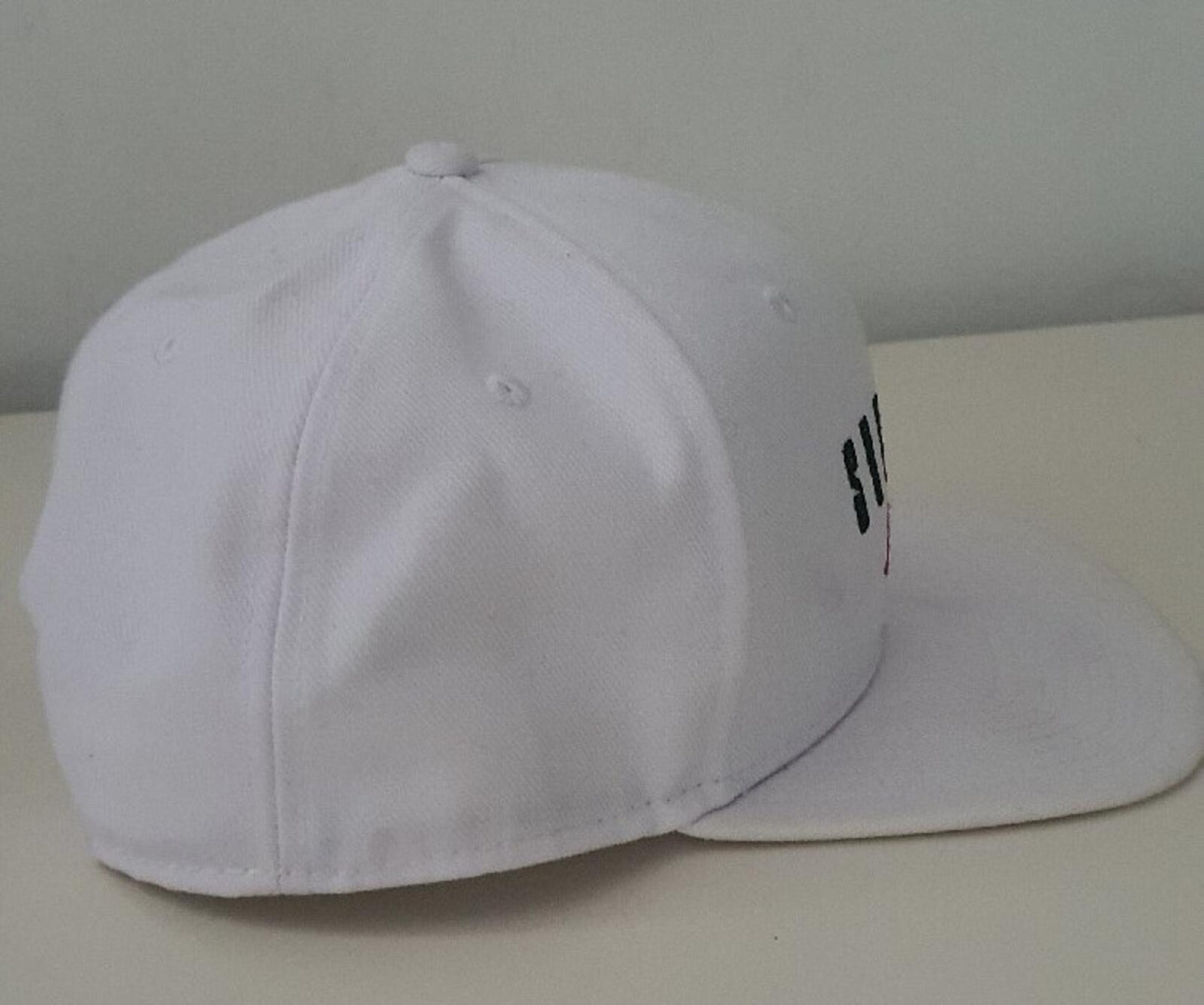 FW15 Supreme x Jordan White 6-Panel cap Jumpman hat Rare