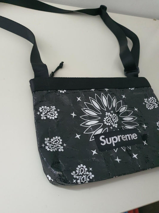 SS21 Supreme Bandana Tarp Side bag Bandolera resistente al agua de 10L