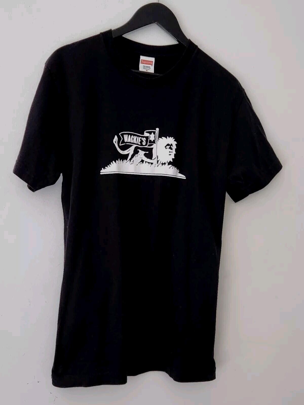 SS13 Supreme Wackies tee black size medium M t-shirt vintage box logo Rare 2013