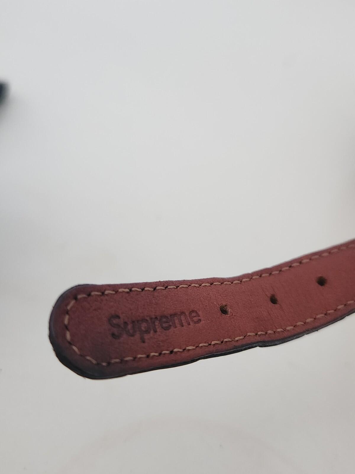 FW13 Supreme Croc Strap Camp Cap Mustard Corduroy