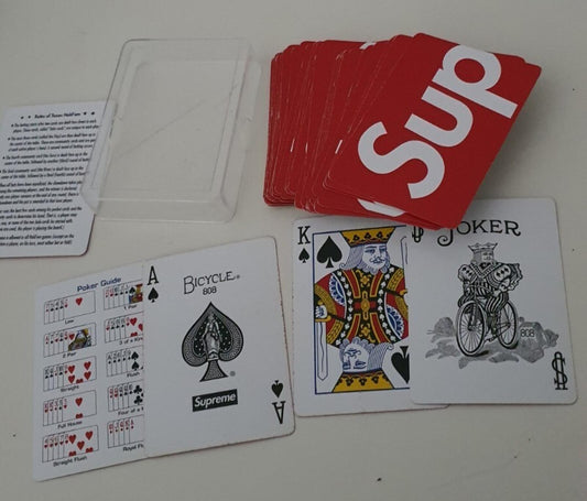 FW09 Supreme x Bicycle Playing Cards vintage aus 2009 SUP Sehr selten