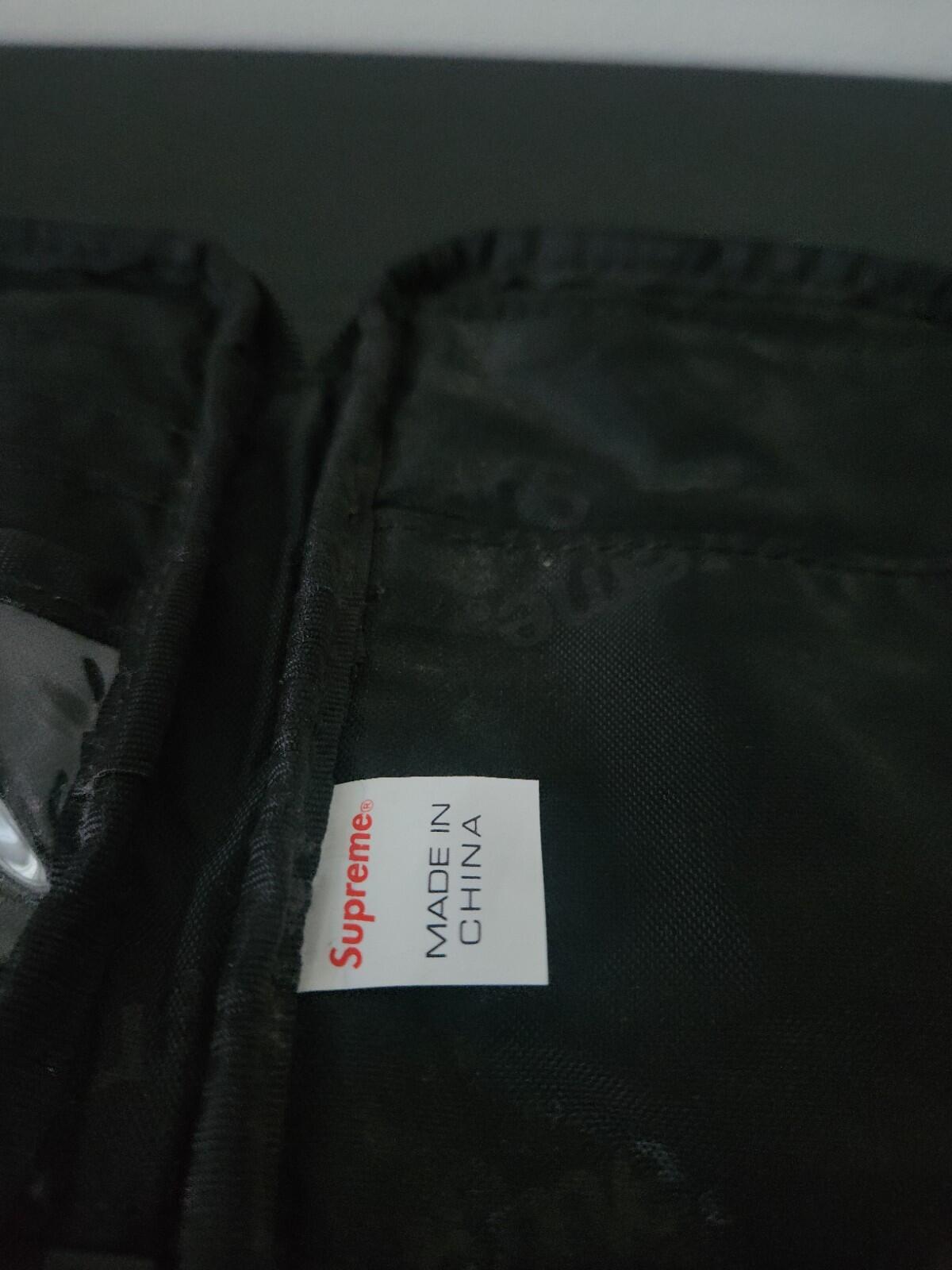 FW19 Supreme schwarze kleine Reißverschlusstasche aus Cordura-Nylon, wasserabweisende Geldbörse, neu
