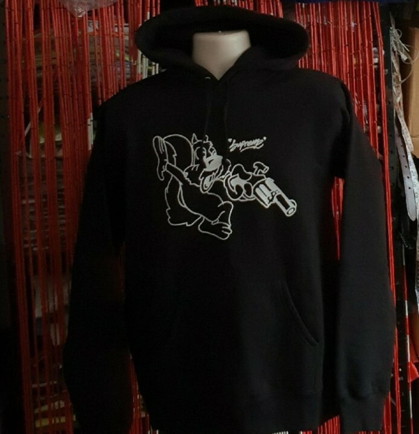 SS18 Supreme Lee Hooded Sweatshirt Black Size M