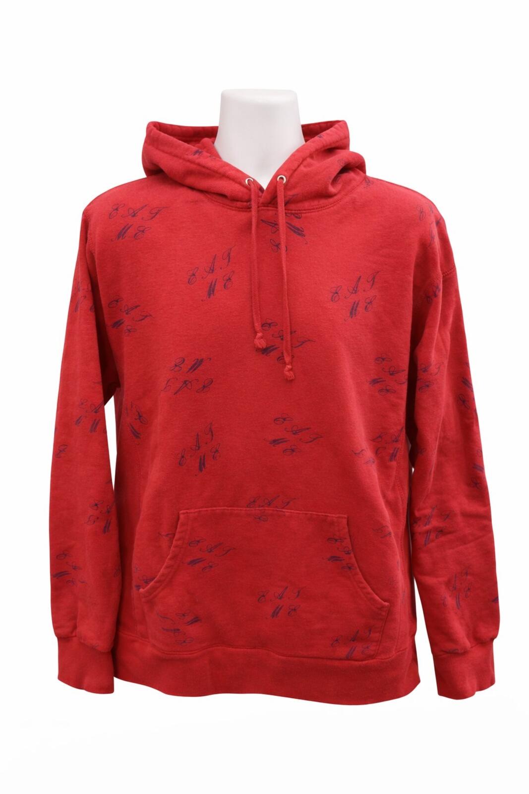 FW15 Supreme Eat Me Hooded Sweatshirt Red Size XL