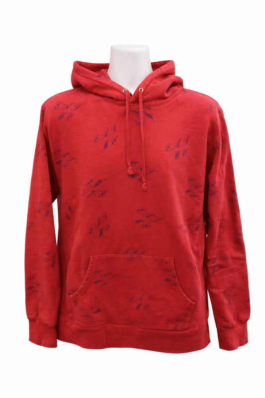 Sudadera con capucha Supreme FW15 Eat Me roja talla XL