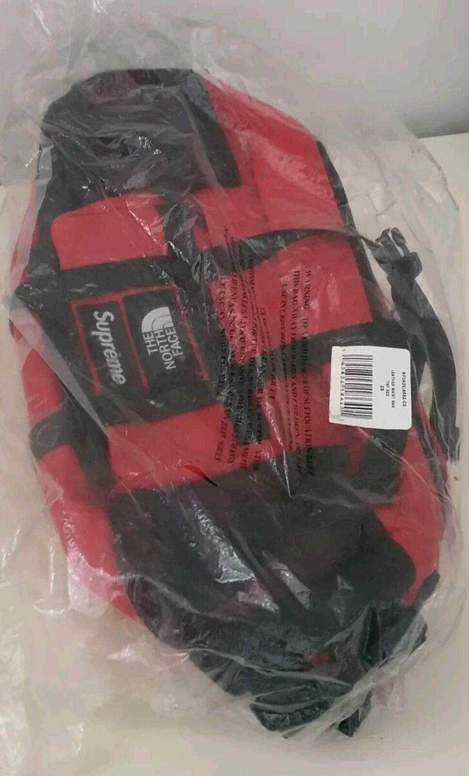 FW18 Supreme The North Face Leather Mountain Waist Bag Red shoulder Ultra Rare