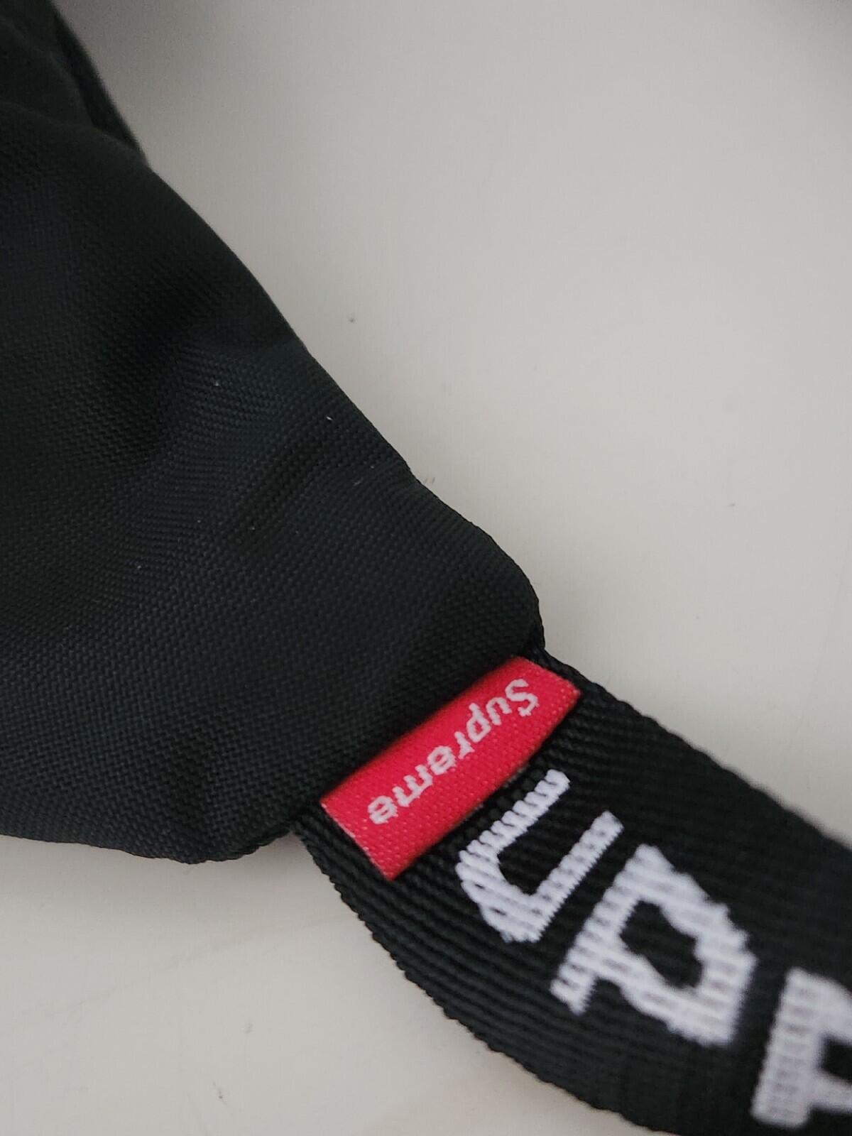 FW22 Supreme small waist bag Cordura shoulder Black water resistant Belt Pack