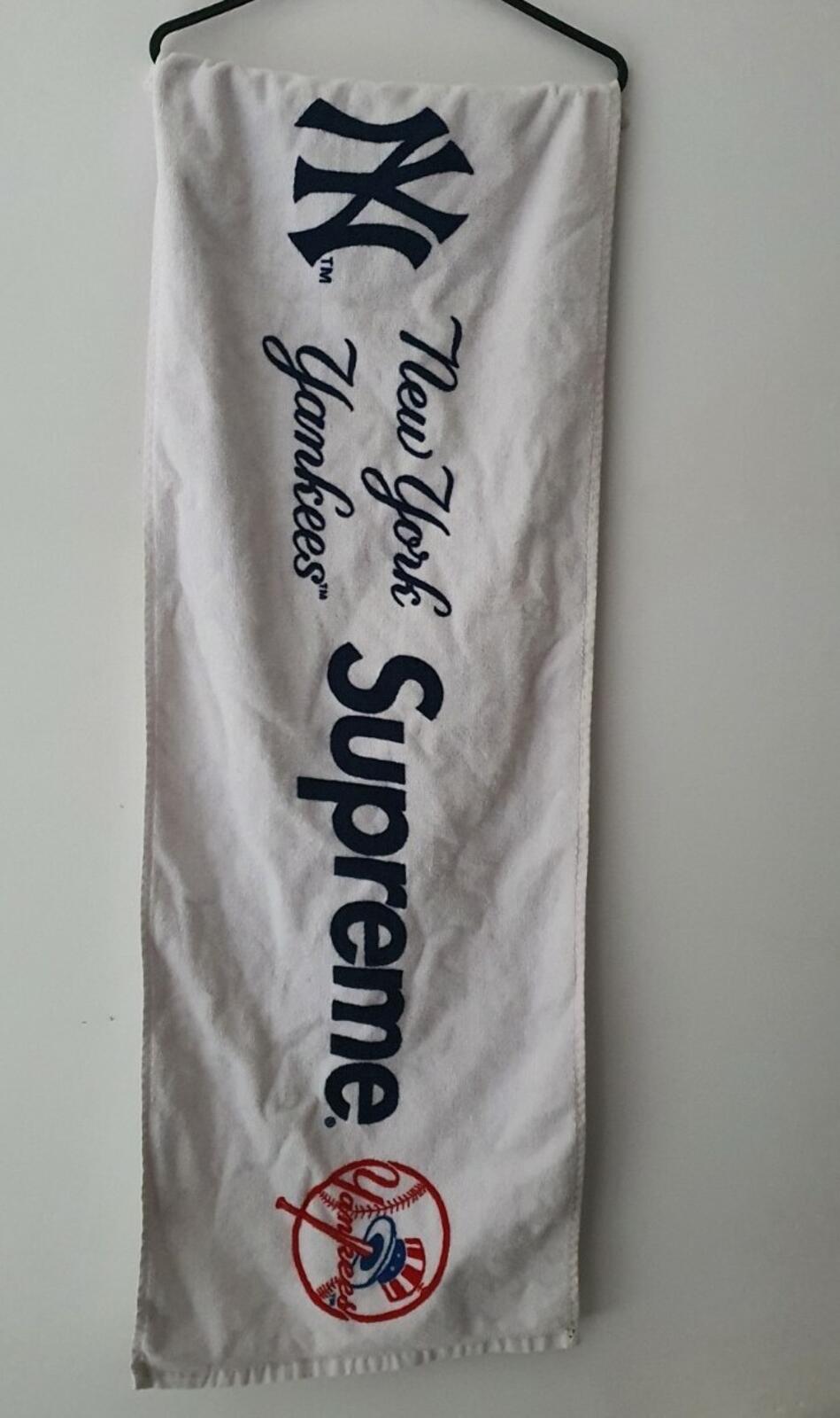 SS15 Supreme x NY New York Yankees Handtuch Weiß Accessoire