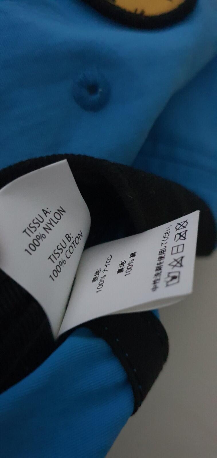 SS21 Supreme Compass 6-panel Cap Cyan Water Resistant