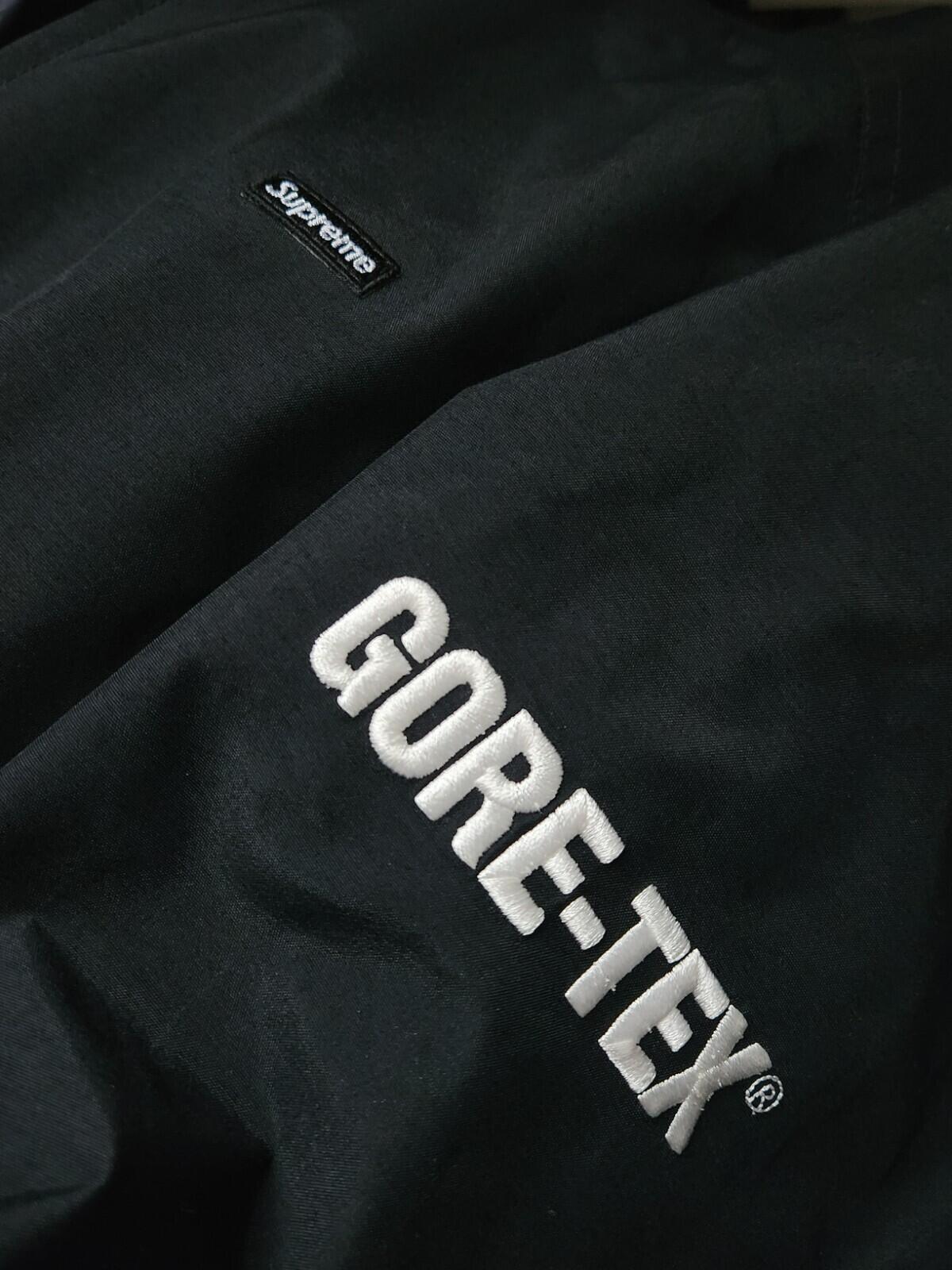 SS19 Supreme GORE-TEX Hooded Harrington Jacke Wasserdicht Atmungsaktiv Small Schwarz