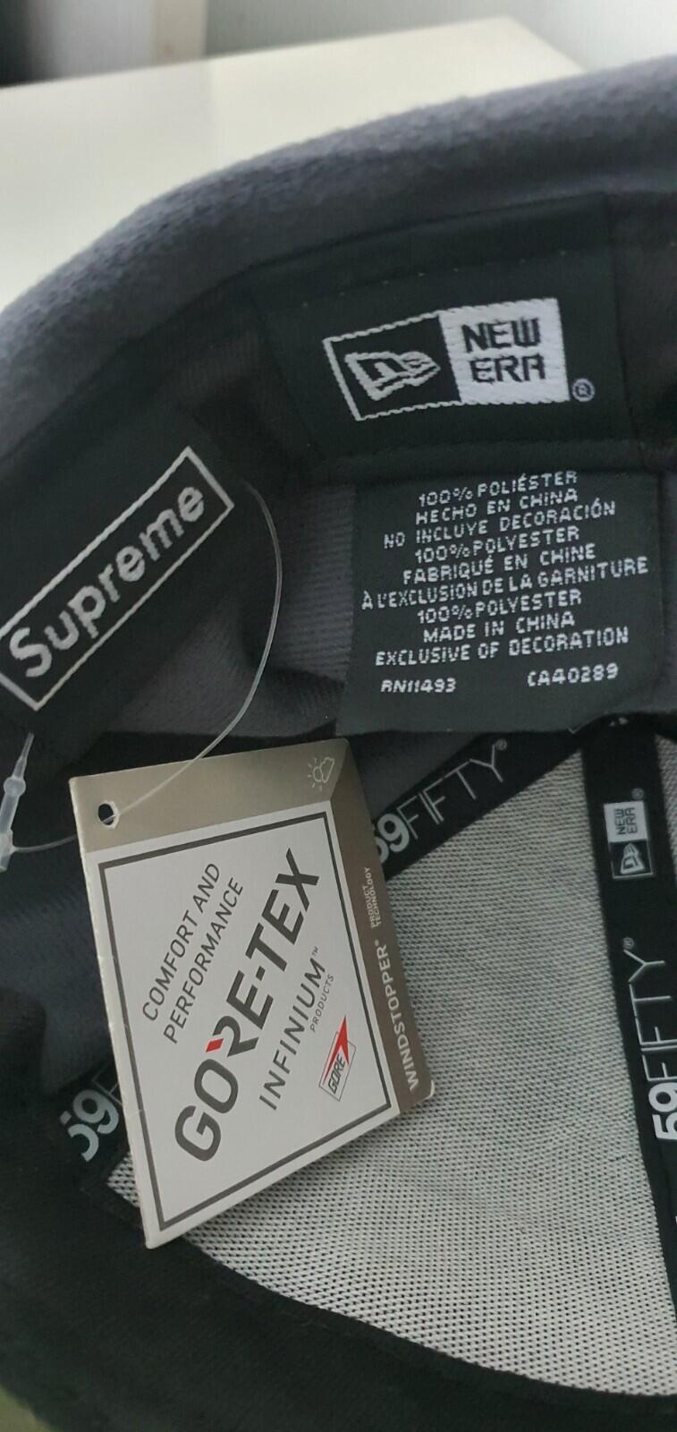 Gorra Gore-Tex FW20 Supreme Windstopper Earflap Box Logo New Era talla 7 1/8