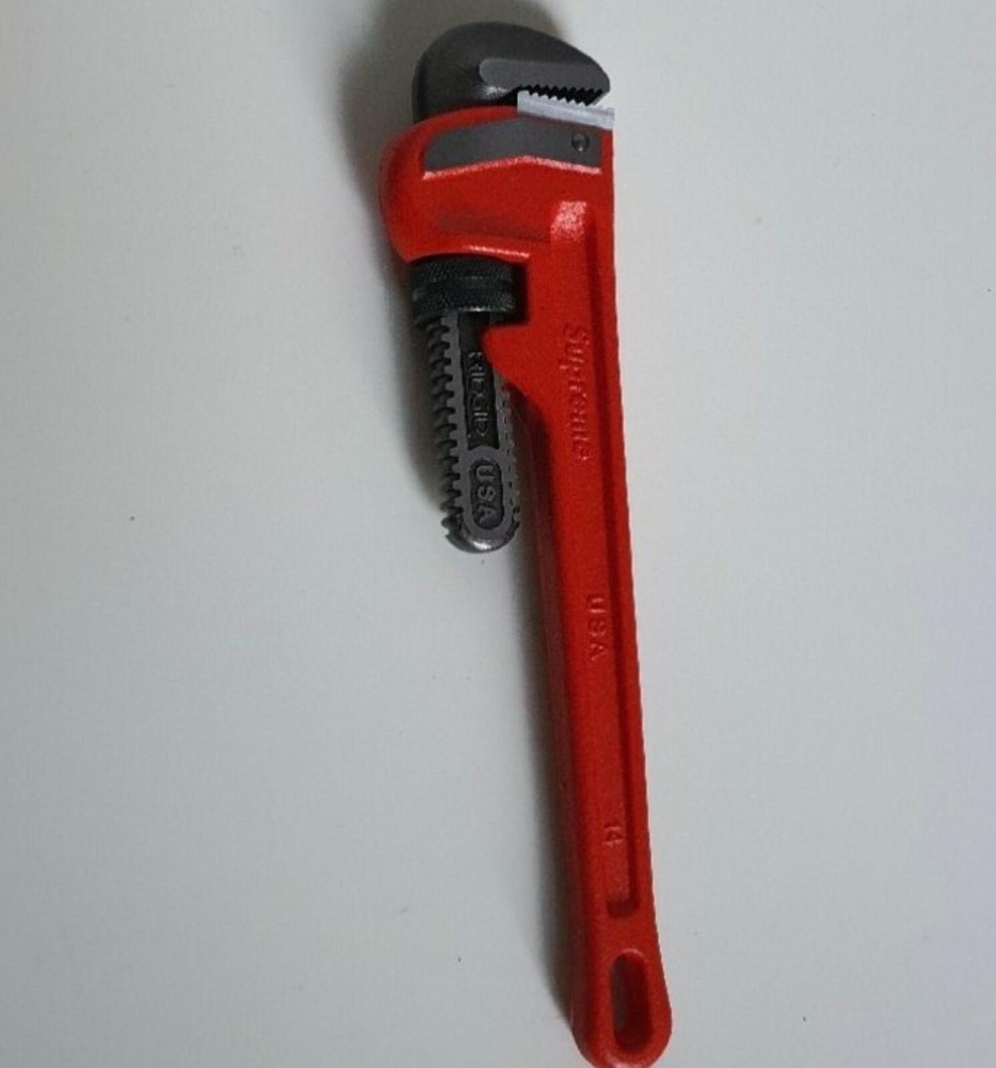 FW20 Supreme Ridgid pipe wrench red made in U.S.A Accessory