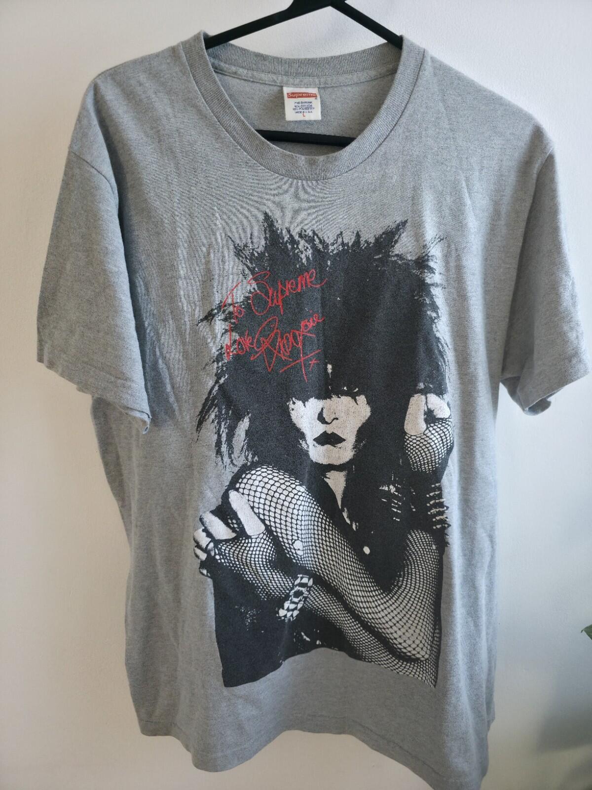 SS14 Supreme Siouxsie Tee Heather Grey Size L