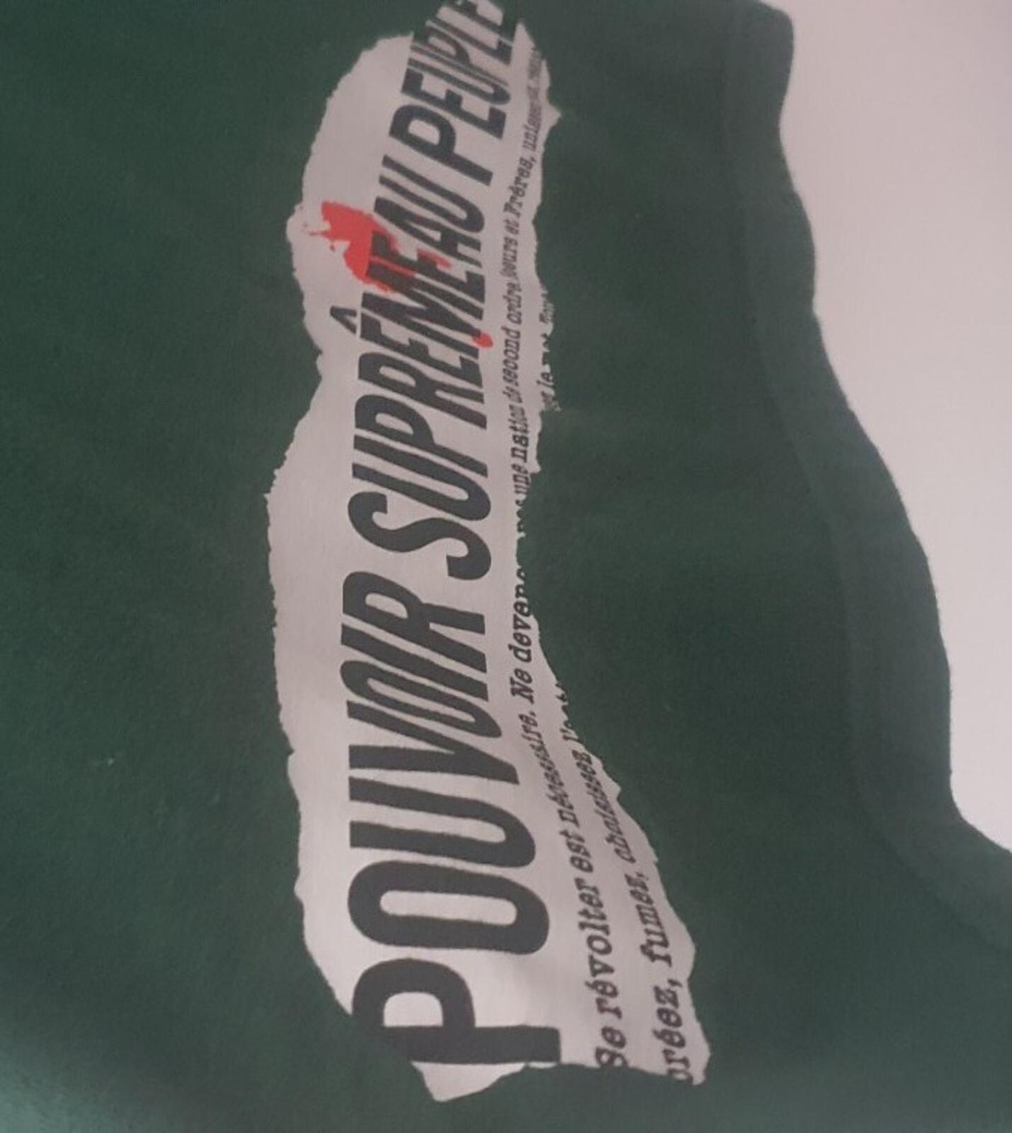 SS19 Supreme Headline tee size L Large Dark Green T-shirt Pouvoir