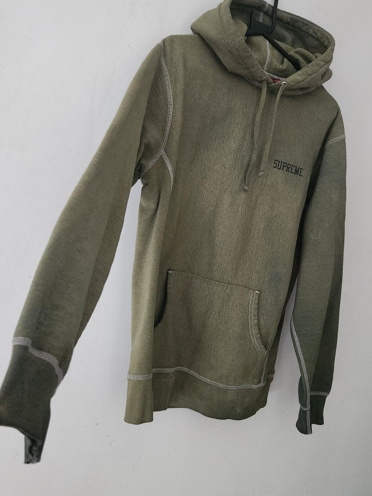 FW14 Supreme Ruff Ryders Pullover Dyed hooded sweatshirt L Large hoodie vintage