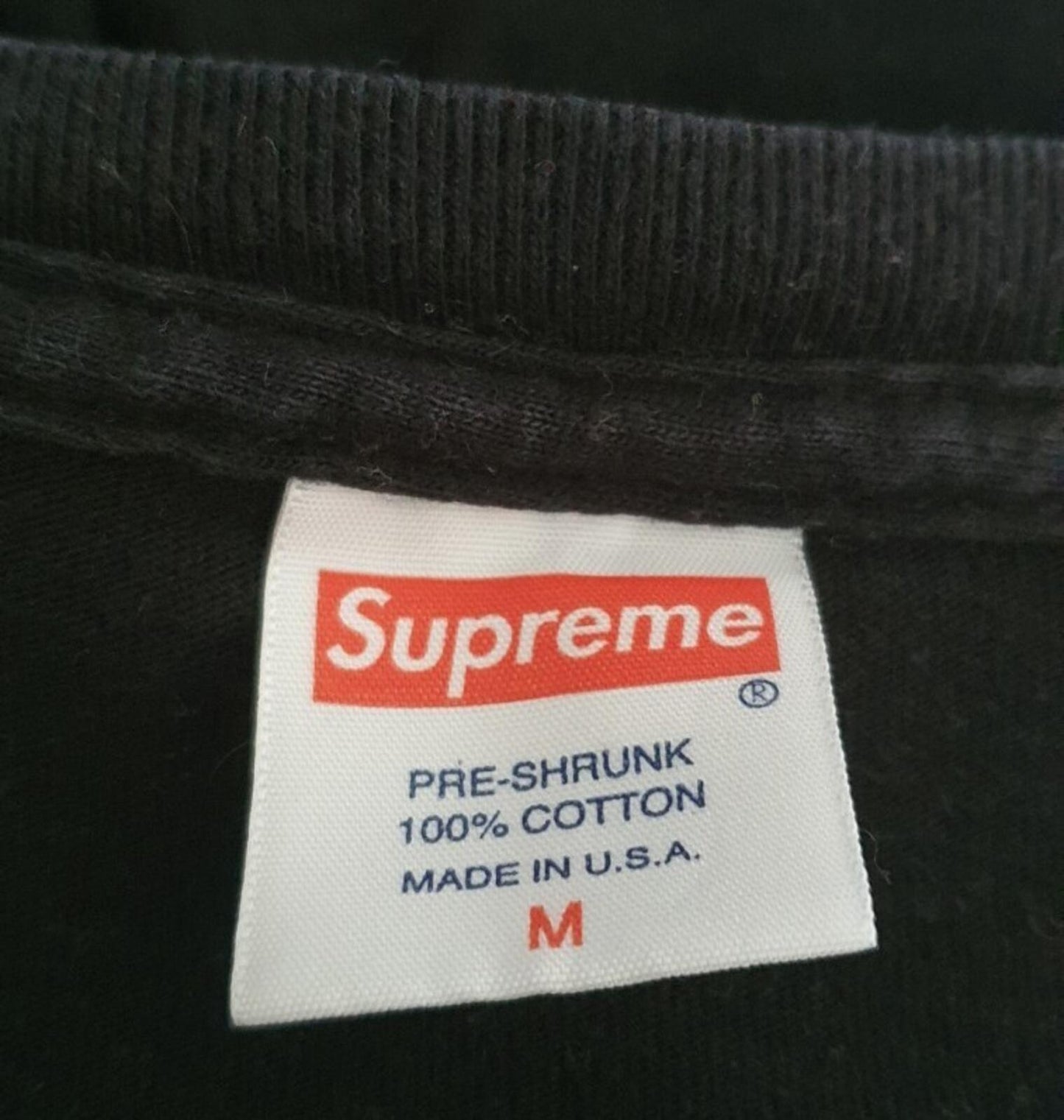 PRIVATE LISTISTING S12 Supreme Casablanca Tee Bogey Black T-shirt M medium Black