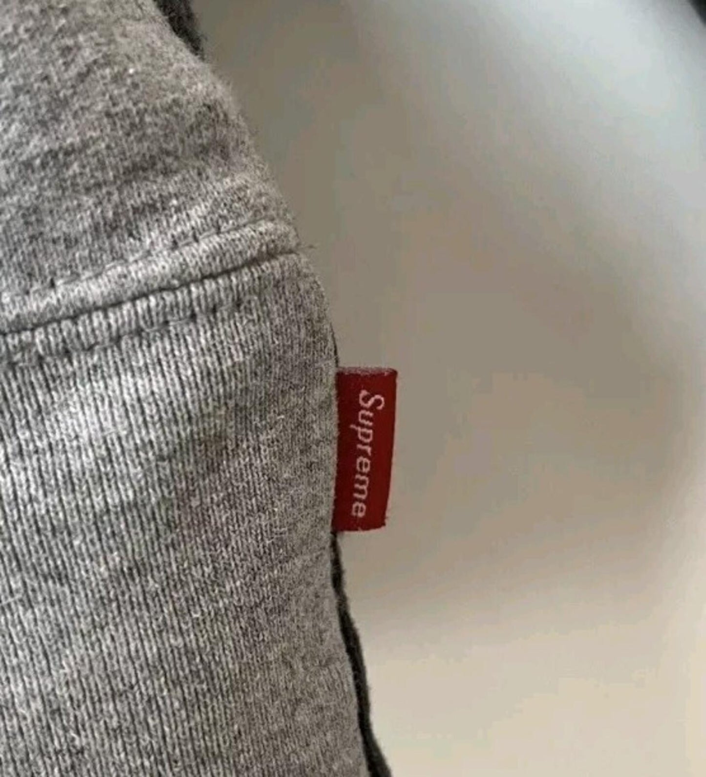 FW21 Supreme S Logo Split Hooded Sweatshirt L Large hoodie Heather Grey