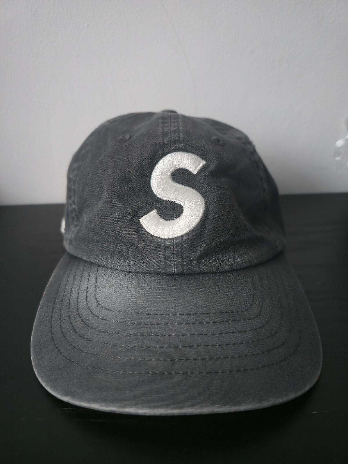 Gorra de 6 paneles FW20 Supreme GORE-TEX S Logo Negro Lavado