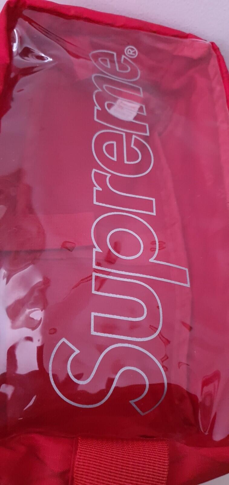 FW18 Supreme Utility Bag Red Waterproof Reflective