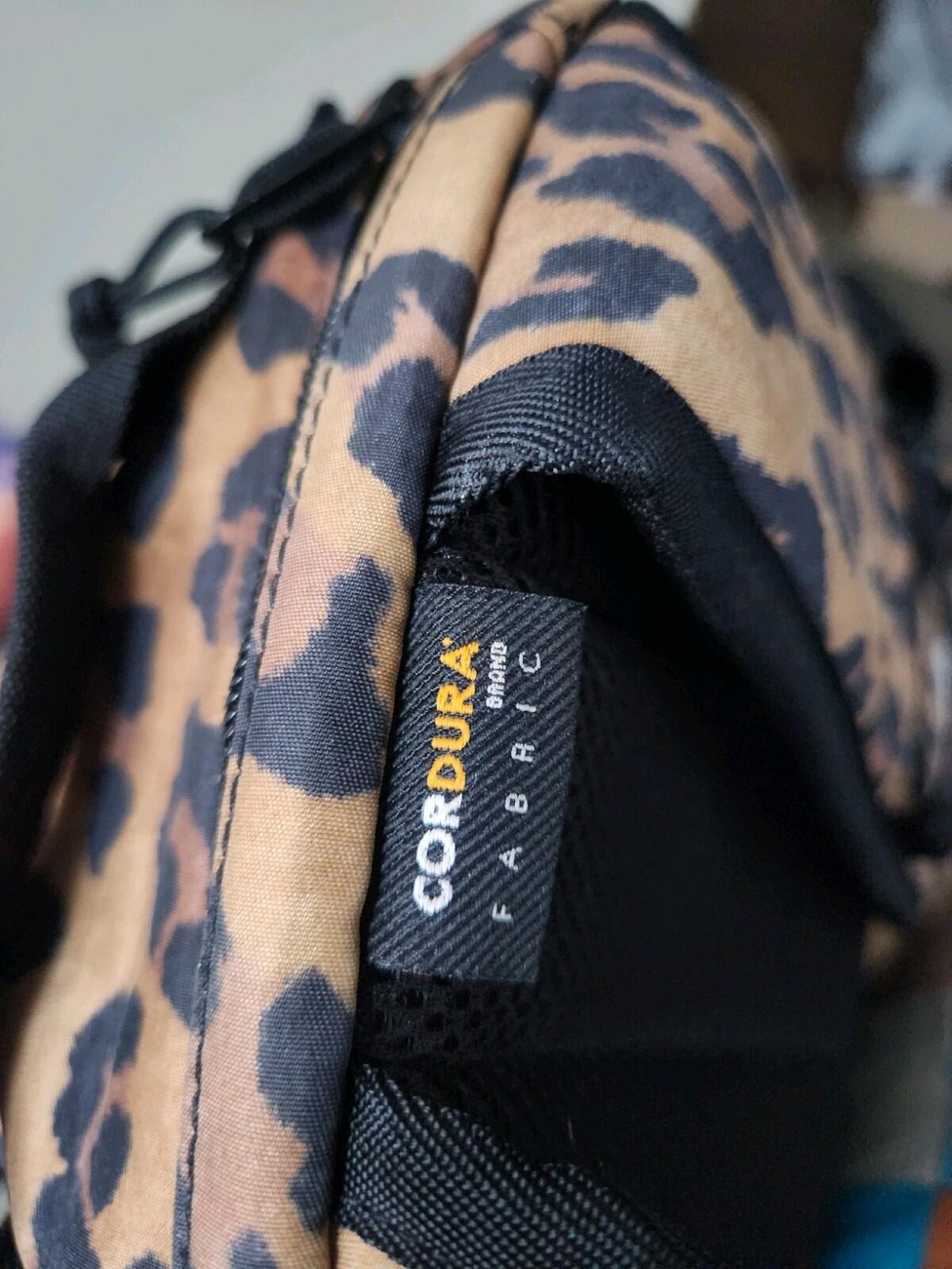 FW20 Supreme Backpack Leopard Bag Water Resistant Nylon Rucksack