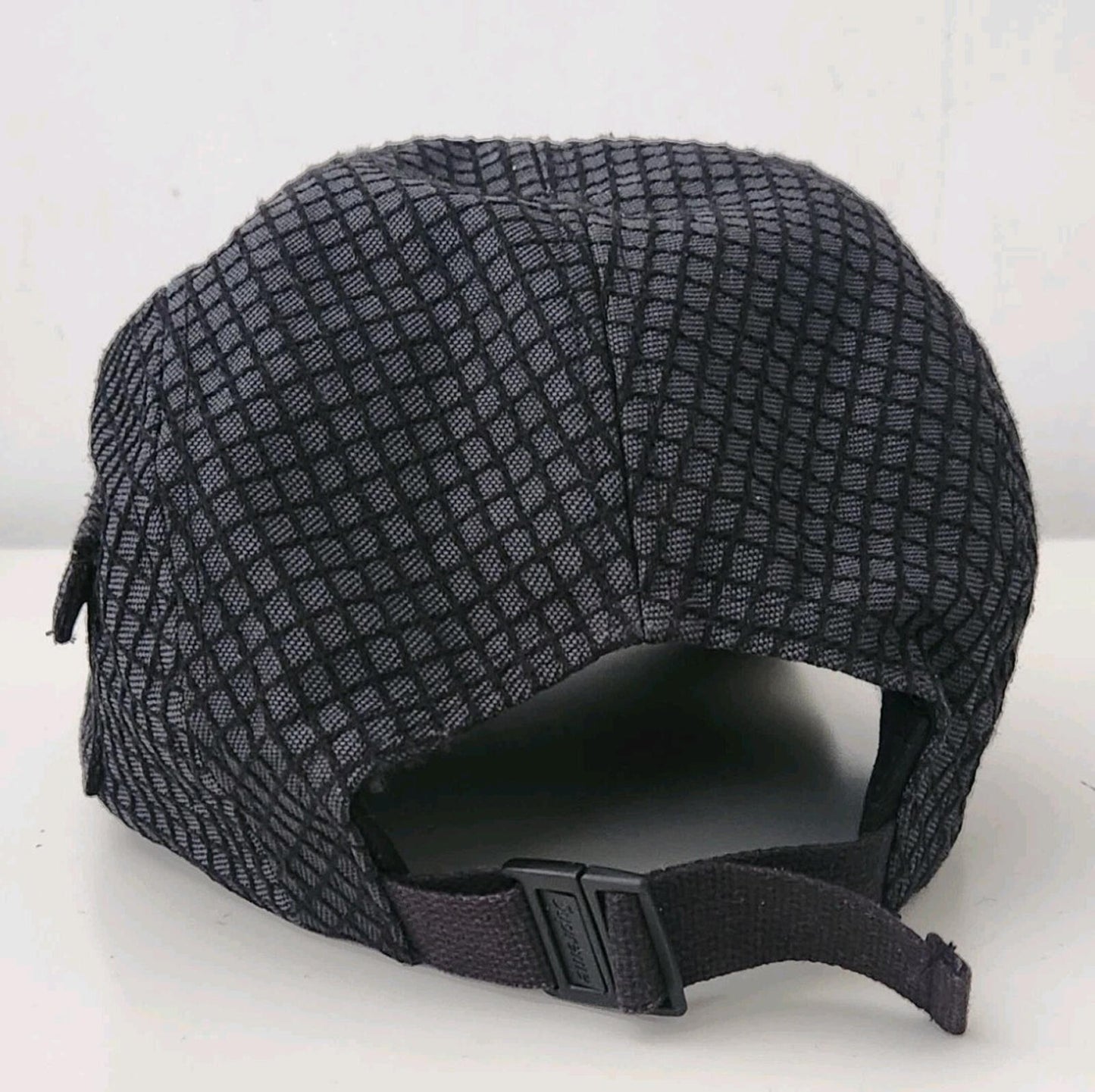 SS22 Supreme Denim Ripstop Camp Cap Black Hat Flap Patch Pocket