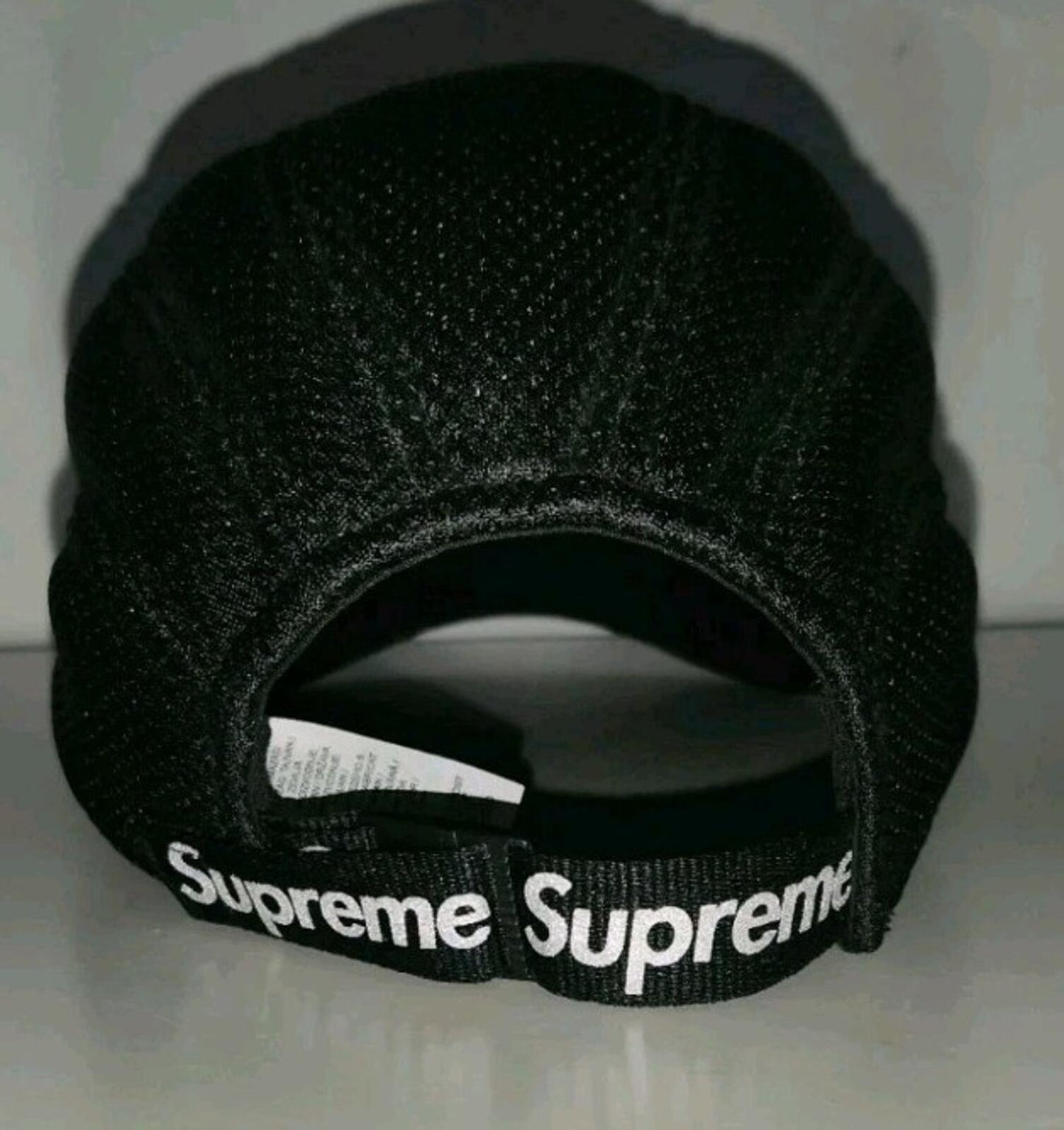 Gorra de running SS22 Supreme x Nike Shox negra Dri-FIT