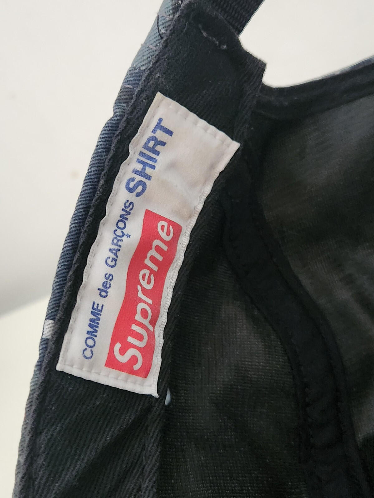 SS13 Supreme x Comme des Garcons SHIRT Camp Cap Navy CDG