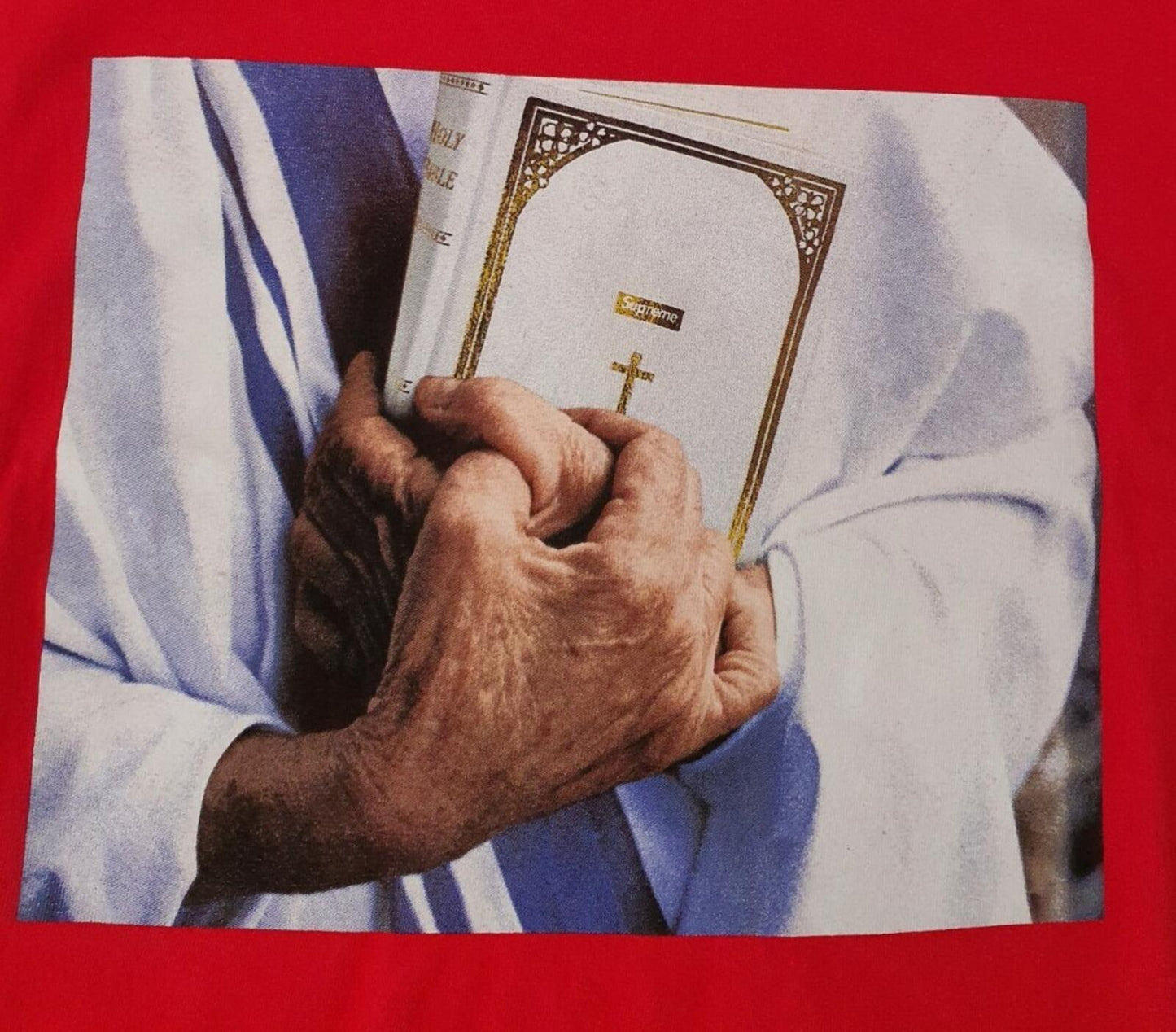FW19 Supreme Bible red Tee size XL T-shirt