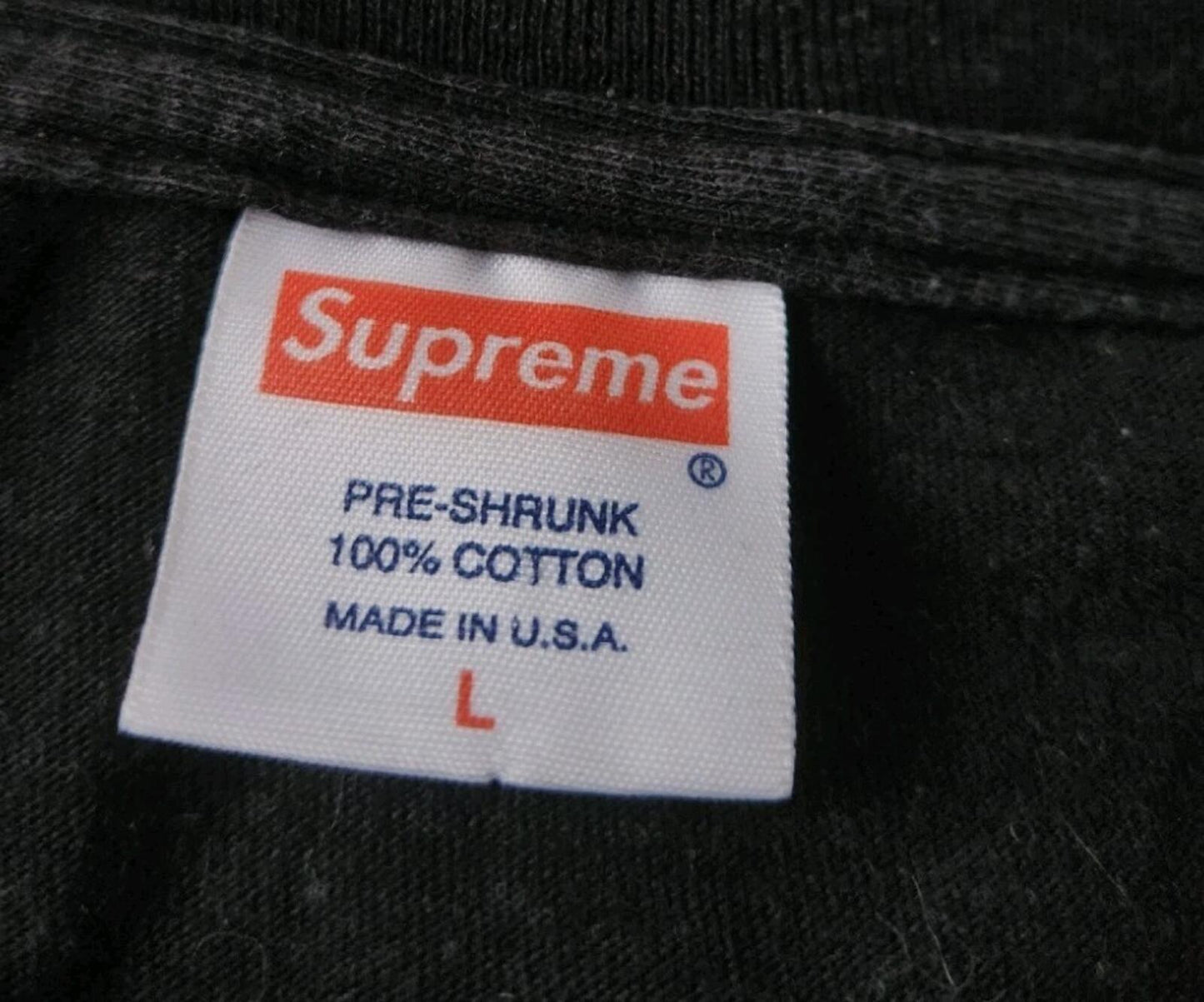 FW11 Supreme Optical Illusion Tee David Lynch Black Size L