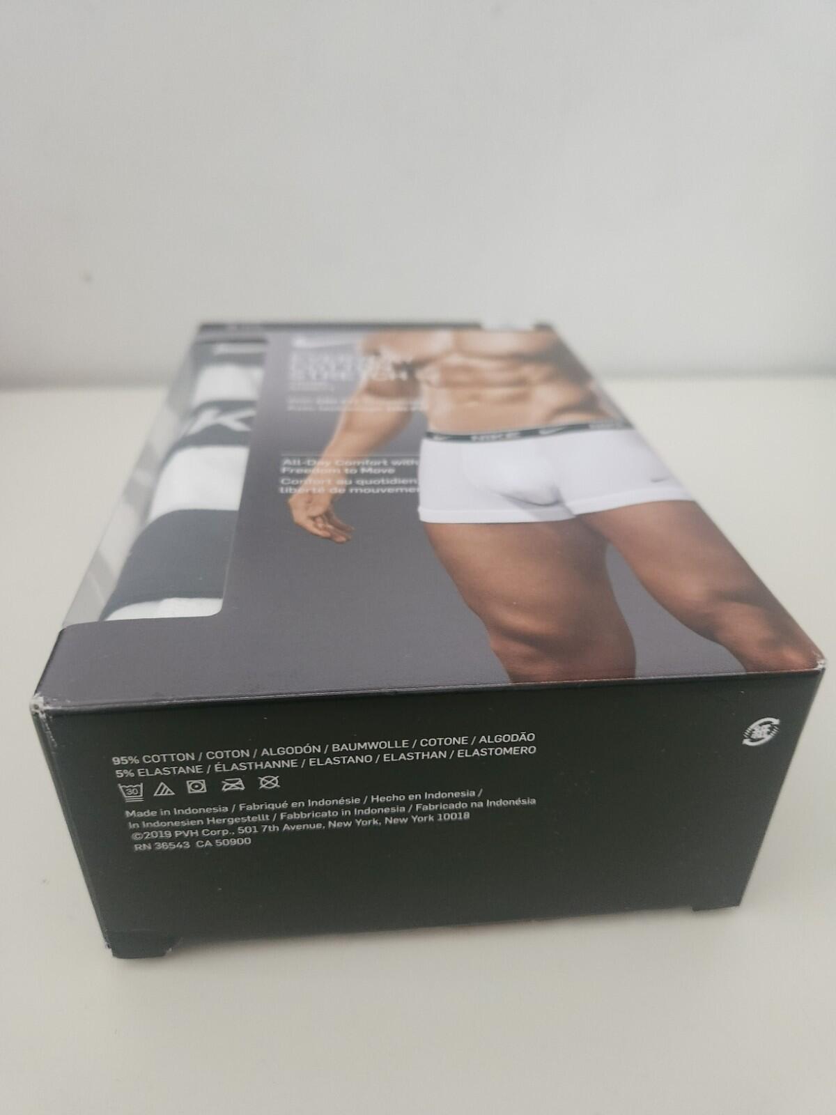 NIKE 3 pack regular-fit stretch-cotton trunks White XL Underwear Dri-FIT New