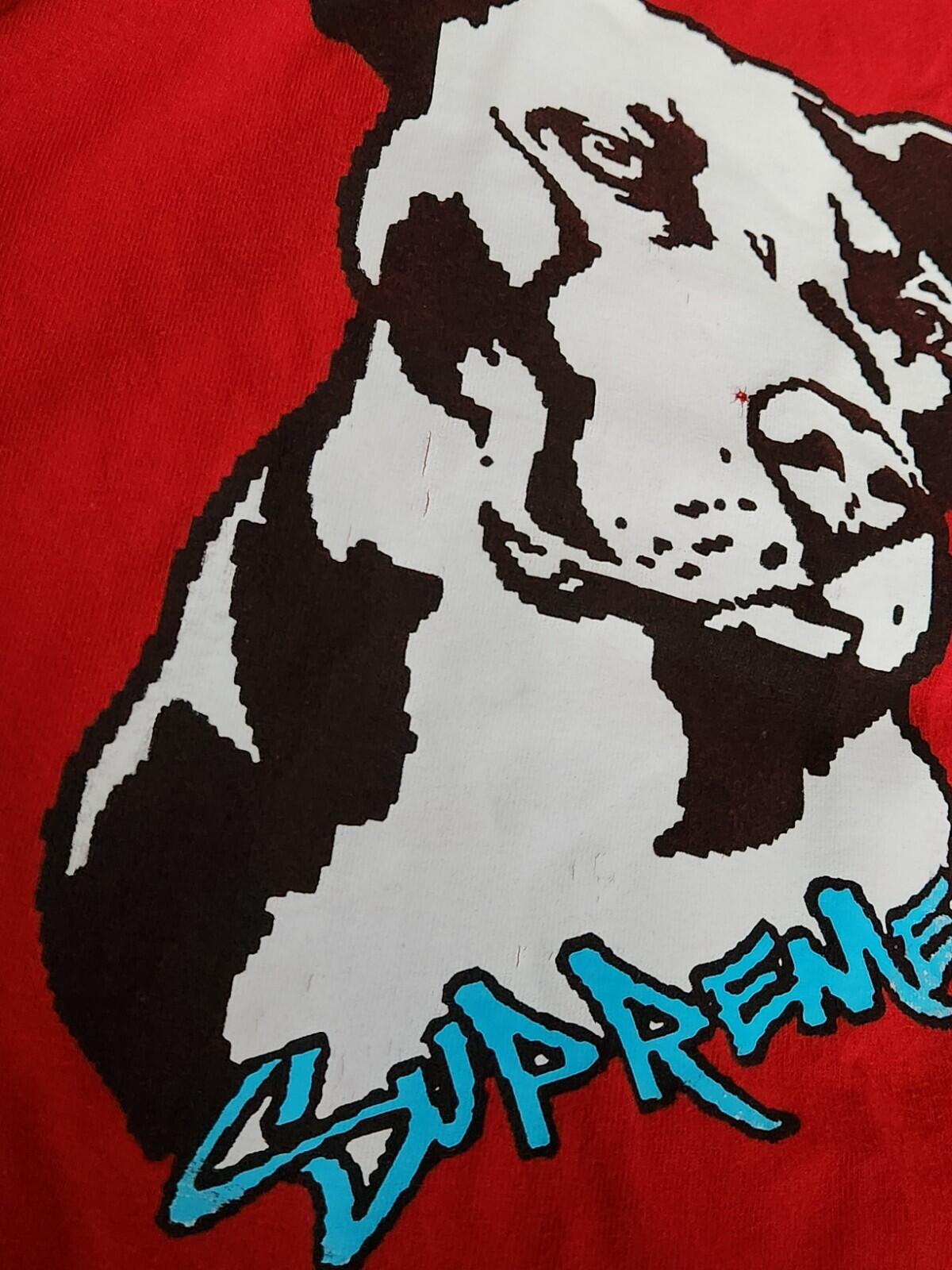 SS20 Supreme Pitbull Tee Red Size M